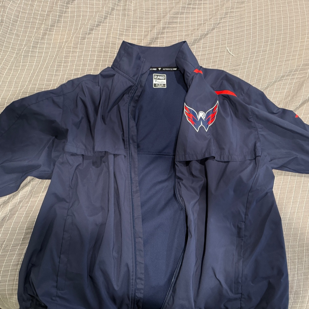 Washington capitals authentic pro fanatics jacket